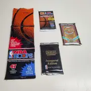 Basketball Unopen Packs 1991-92 Hoops Rack Pack Mcdonalds Upper Deck 90 Skybox