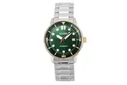 Citizen Stainless Steel Green Dial Automatic NJ0196-80X 100M Men's Watch
