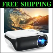 Full HD Mini Projector with Built-in Speaker & Bluetooth - 47"-200" Projection