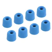Replacement Foam Ear Tips Earbuds Bud 4-4.7mm Middle Size Blue 8 Pcs