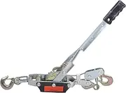 higehio Come Along Winch, 5 Ton(11,000Lbs) Power Puller 3 Hook Heavy Duty Steel Cable Come Along Tool with Dual Gears Come Along Cable Puller Hand Winch Cable