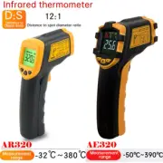 Digital LCD IR Infrared Thermometer Laser Temperature Meter Detector Non-contact