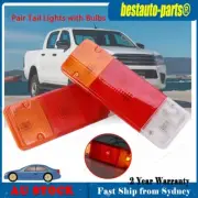 Set of Tail Lights with bulbs for Toyota Hilux TRAY UTE / Cab Chassis 1984-2018 (for: Toyota)