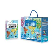 205pc Sassi Junior The Earth Educational Puzzle & Book Set Jigsaw Game Kids 6y+