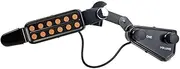 Justivana 12-Hole P-011 Acoustic Guitar Sound Hole Pickup Magnetic Transducer with Tone Volume Controller Audio Cable