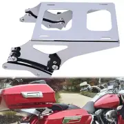 Detachable Tour Pack Mount Rack w/ Docking Hardware Kit For Harley Touring CVO