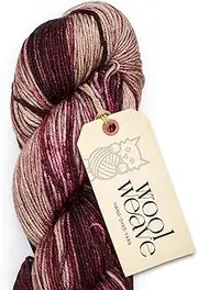 WoolWeave Superwash Merino Wool Yarn for Knitting & Crocheting Projects - Premium Hand Dyed Yarn, 100gr, 240 Yards Dk Weight Yarn - Luxurious, Soft & Durable Cafe Rose Variegated Yarn, MWY58