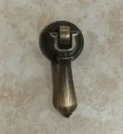 Petite Cabinet Furniture Drop Pull Ring Handle Zinc Antique Bronze Knob