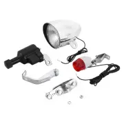2X(Bike Light Bicycle Motorized Bike Friction Dynamo Generator Tail5091