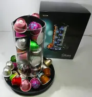 Nespresso Totem Glass Dispenser Coffee Capsules Empty with Sku,New