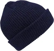 [3PEAKS] Bogong Beanie Kids Knitted 100% Wool 3m Thinsulate Lining Hat Navy
