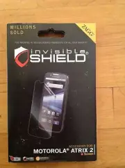 ZAGG Invisible Shield/ Screen Protector for Motorola Atrix Clear