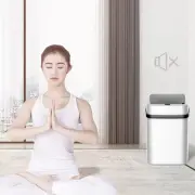 Small Garbage Can with Lid Battery-operated Trash Automatic