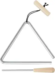 Triangle Instrument,Rhythm Steel Triangles Music Instrument Hand Percussion Tria