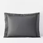 Company Cotton Stone Gray Solid 300-Thread Count Wrinkle-Free Sateen Single King
