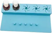 Nail Hand Rest Stand | 2 In 1 Silicone Nail Polish Stand With Hand Rest | Fingernail Painting Work Station, Manicure Accessories With Finger Separators for Children, Women