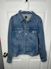 Edwin Jean Jacket (Clinton) Women's Sz M Classic Blue Denim NWT