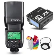 Godox TT600 HSS 1/8000s GN60 Flash Speedlite with Godox X2T-S Remote Trigger ...