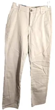IZOD flat front pant tough cotton stretch regular 16 NWT 30/30