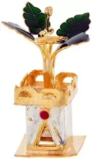Golden Silver Tulsi Plant(4X1.5cm)