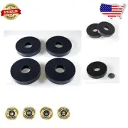 High-Performance 3" OD Sorbothane Vibration Isolation Flat Washer - 0.5" Thick