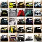 Batman Superhero Quilt/Duvet/Doona Cover Bed Set+Pillowcase Single Double Queen