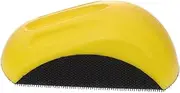 PLAFOPE Mouse Shaped Hand Sanding Block PU Disc with Backing for Woodworking Automotive Crafts and Home Use Ergonomic Design with Finger Slots for Enhanced Control