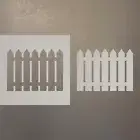 Picket Fence Plastic Mylar Stencil Airbrush Painting Art Supplies
