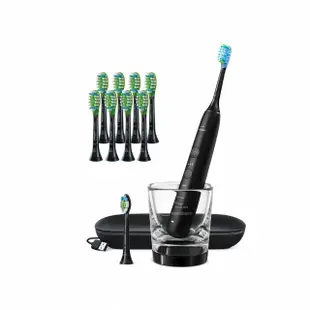 【Philips 飛利浦】Sonicare 煥白閃耀智能音波震動牙刷/電動牙刷-黑鑽(HX9912/17)