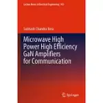 MICROWAVE HIGH POWER HIGH EFFICIENCY GAN AMPLIFIERS FOR COMMUNICATION