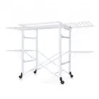 Foppapedretti Gulliver 105x174cm Aluminium Clothing Rack Freestanding Airer WHT