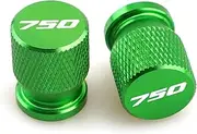 jininghaibo Compatible with Forza 750 Forza750 CNC Bicycle Motorcycle Modified Wheel Tire Cover AirTight Valve Stem Tyre Caps Accessories(Green)