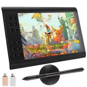 Professional Graphic Drawing Tablet for Beginners, Battery-free Pen, 12 Shortkey
