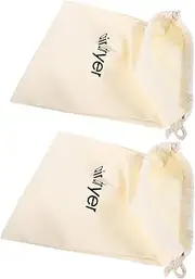 2pcs Hair Dryer Storage Bags Large Canvas Drawstring Organizer for Travel Hotel Home Use Portable Hair Dryer Carrying Case Safe Protection