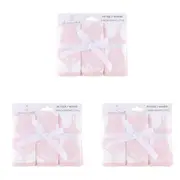 3x 3pc The Peanutshell Butterfly Whisper Butterfly Washcloths Baby Nursery Decor
