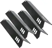 15 Inch Porcelain Grill Heat Shields, Set of 4 Barbeque Grill Replacement Plates