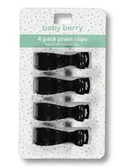 Baby 4 Pack Pram Clips