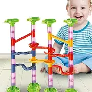 2 Marble Maze Game, 142 Marble Maze Game Construction Set, Marble Maze Game STEM Learning Toy Building Block Combinations Boy Girl Age 4-Year-