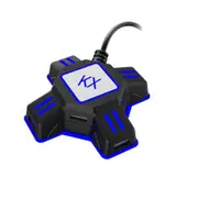 KX USB Game Controller Converter Keyboard Mouse Adapter for Switch/Xbox/PS4/PS3 black