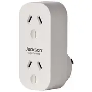 Jackson Surge Protected Double Adaptor