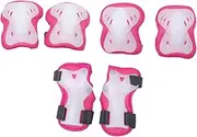 HANABASS 6pcs Boys and Girls Protective Gear Kit Skating Supplies for Roller Skating Skateboarding Safe Comfortable for Boys Girls (Green)