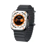2.03 Inch Ip67 Waterproof Smart Watch Support Heart Rate / Blood Oxygen Monitoring Black Smart Watches