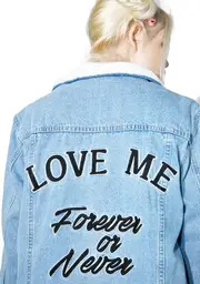 [Glamorous] Forever Or Never Denim Jacket