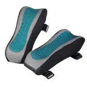 2Pcs Ergonomic Armrest Pads, Office Chair Arm Rest Cover Pillow, Elbow Support Cushion for Computer, Gaming and Desk Chairs