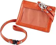 [ガルフストリーム] Gulfstream GPU-ID-03 ID Card Case, UNA RONDINE PU Leather, Orange
