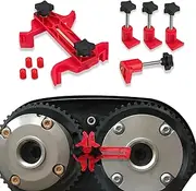 Kutyun Cam Lock Tool Set, Universal Dual Cam Clamp Camshaft Locking Tool Kit, Sprocket Gear Locking Tool Kit, Car Dual Camshaft Clamp, Car Main Cam Timing Sprocket Gear Locking Tool Set for Most Cars