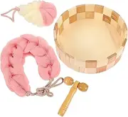 1Set Body Exfoliating Tool Kit Bath Ball Scrubber for Feet Back Body Massage Comfortable and Reliable Bathing Supplies for