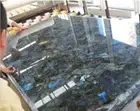 Labradorite Dining Table Modern Marble Agate Office Desk Furniture Patio Decor