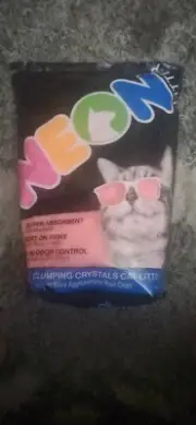 NEON Clumping Silica Gel Crystal Cat Litter, Pink