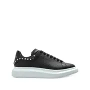 [Alexander Mcqueen] Alexander Mcqueen Leather Sneakers 46 IT BLACK